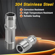 2Pcs Heater Hose Fittings,5/8in Intake Fitting 3/4in Water Pump Fitting for Block for Chevy Engines 283 305 307 350 400