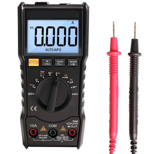 2Pcs Practical Digital Multimeter Easy-to-Use Portable Test Tool