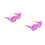 2Stk Plüschbrillen Violet Für Damen Cosplay 10