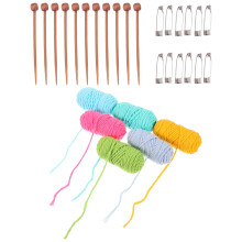 4Sets Breinaalden Set Voor Kleine Poppenkleding Decoratie