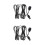 2Pcs Black Plastic Ir Remote Signal Extender Cable USB with LED for TV 9