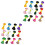 24 Cordelette Nylon Assortie Pour Kumihimo DIY 3