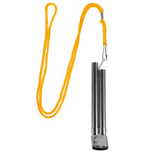 1Ensemble Sifflet D'urgence Métal Inoxydable Coloré Pour Randonnée