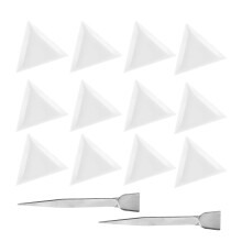 3Ensembles Plateaux Plastique Pinces Acier Robustes Pour