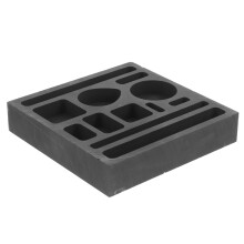 4Pièces Moule Graphite 12 Cavités Noir Pour