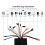 Three Mode Ebike Sine Wave Controller 36V/48V/52V 40A with S866 LCD Display SM Connector for 2000W Ebike 6