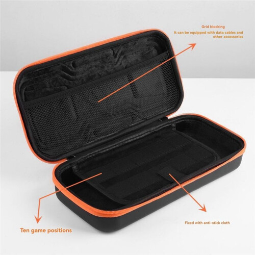 Shockproof Carrying Case for   2 Portable Protective Travel Storage Bag with Game Accessories Compartment 1