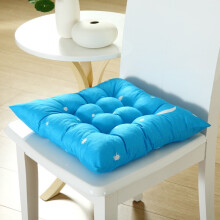 (Blue) Dining Outdoor Indoor Garden Patio Soft Chair Seat Pad Cushion Home Decor 16x16"