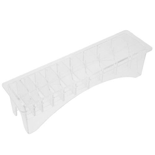 3Pièces Support Clipper En Plastique Transparent Pour Salon Et