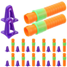 40Pièces Extenseur Crayon Plastique Multiusage Pour Bureau Et École