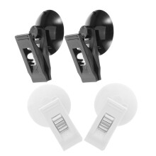 4Paires Porte-Billets Et Photos Ventouse PVC Pour