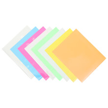 16Pièces Film Thermocollant PU Fluorescent Assorti Pour Vêtements DIY
