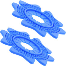 1Paire Protecteur Trou Bras D'essuie-Glace PVC Bleu Durable Voiture