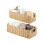 Woven Seagrass Storage Baskets Fabric Lined 1