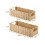Woven Seagrass Storage Baskets Fabric Lined 5