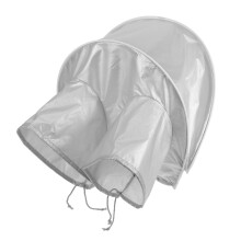 5Pièces Accessoire Sauna Argenté Tissu Isolation Bain De Pieds