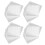 500Pièces Sacs Thermorétractables PVC Transparente Usage 1