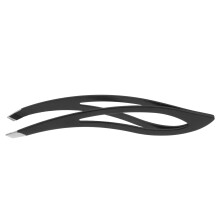 2Pièces Pince À Épiler Sourcils Acier Noir Précise Usage Beauté