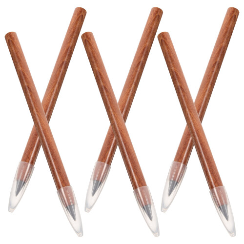 6Pièces Crayons Infinis Bois Chocolat Usage Scolaire Et Création DIY