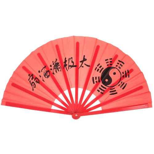 4Pièces Éventail À Main Style Kung Fu Pour Spectacle Et Décor