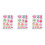 3Sets Kinderklebeetiketten PVC Für & Raumdeko 5