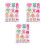 3Sets Kinderklebeetiketten PVC Für & Raumdeko 10