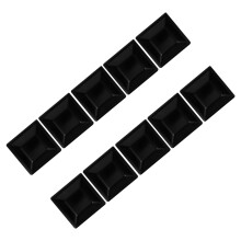 1Ensemble Cache-Poteau Clôture PP Noir Protection Résistante