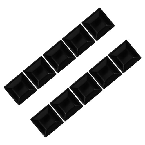 1Ensemble Cache-Poteau Clôture PP Noir Protection Résistante