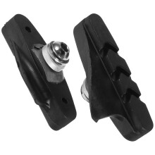 4St V-Remblokken Set Zwart Rubber, Remkracht Voor
