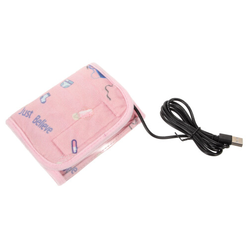 3Pièces Chauffante Rose En Coton Pour USB