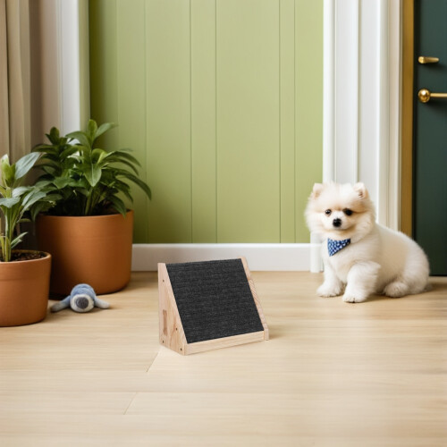 2Pièces Rampe Bois Pour Animaux D'intérieur Avec Surface Antidérapante 2