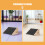2Pièces Rampe Bois Pour Animaux D'intérieur Avec Surface Antidérapante 6