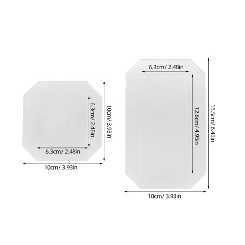 4Stk Transparentes Acryl Patchworklineal Für Und Bastelprojekte 1