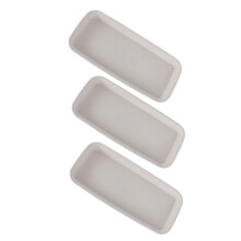 6Pièces Caches-Pots Rectangulaires Blancs, Résistants Légers
