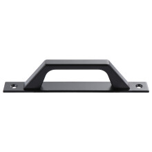 2Pcs Black Alloy Barn Door Handle Durable Antique Style Door Pull
