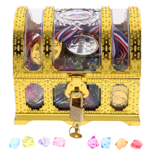 2Ensembles Coffrets Enfants Jouets Pirates Plastique Coloré