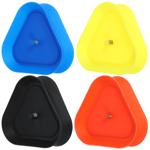 8Pièces Porte-Cartes Poker Triangle ABS Multi Couleurs Mains