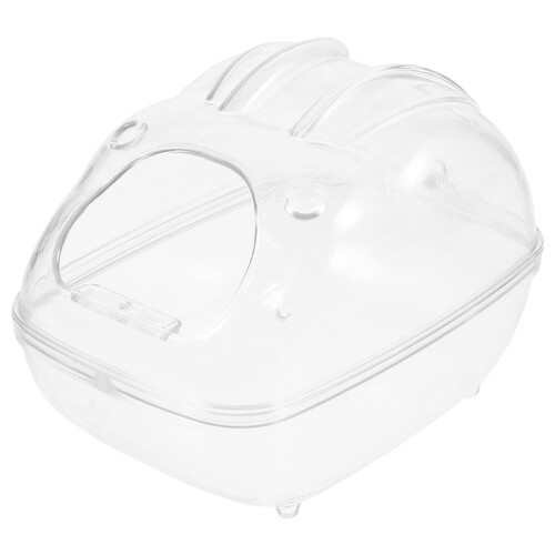 Bac Bain Hamster Chinchilla Transparent Accessoire Durable