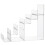 4Pcs Acrylic Purse Stand Wallet Display Holder Clear Organizer 8