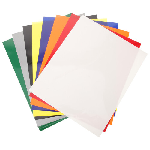 40Pièces De Vinyle Thermocollant Puff Couleurs Vives