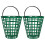 2Pièces Panier De Golf Vert Léger En ABS Pour Terrain Et Jardin 1