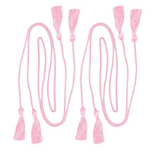 4Pièces Honorifiques Rose En Polyester Pour Tenue Graduation