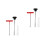 2Ensembles Kit Remplacement Valves En Alliage Noir Pour 4