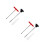 2Ensembles Kit Remplacement Valves En Alliage Noir Pour 5