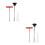 2Ensembles Kit Remplacement Valves En Alliage Noir Pour 10