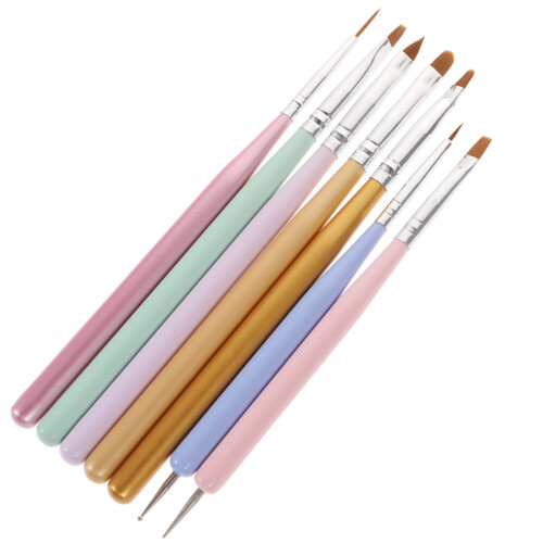 35Pièces Pinceaux Nail Art Variées