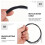 2Pièces Câbles Noir Arrière En Acier Durable 6