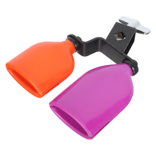 2Pièces Cowbell Ton Haut Bas Avec Support Ajustable Couleurs Variées