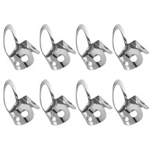 8Pièces Médiators Pouce Ajustables Acier Inox Pour Guitare Accessoires