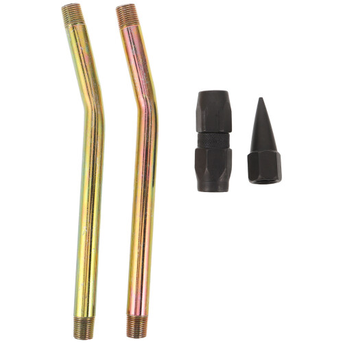 1Ensemble Kit Adaptateurs Pistolet Graisse Acier Accessoires Durables